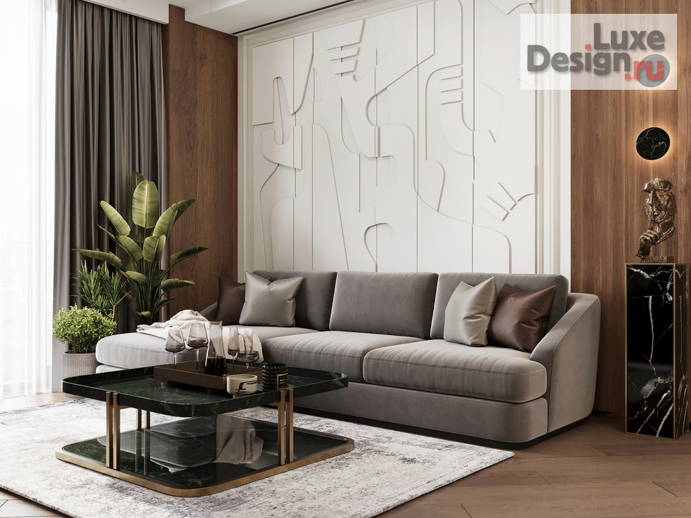 Дизайн интерьера трехкомнатной квартиры "ЖК Прайм Парк" (фото 1)