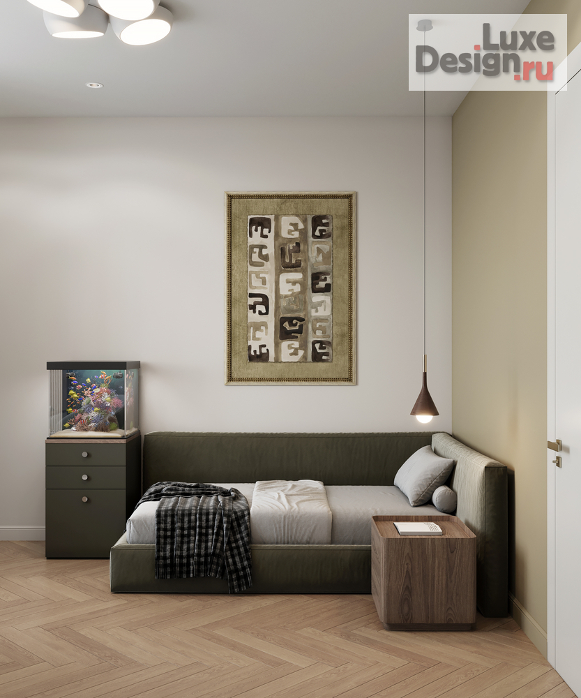 Дизайн интерьера четырехкомнатной квартиры "ЖК ЭВЕР " (фото 11)