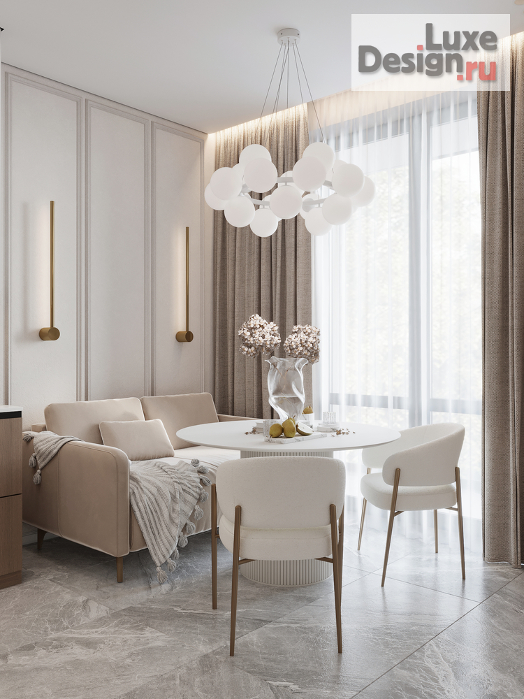 Дизайн интерьера двухкомнатной квартиры "ЖК Настоящее" (фото 15)