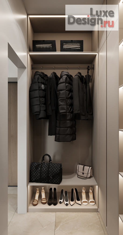 Дизайн интерьера четырехкомнатной квартиры "ЖК D1" (фото 14)