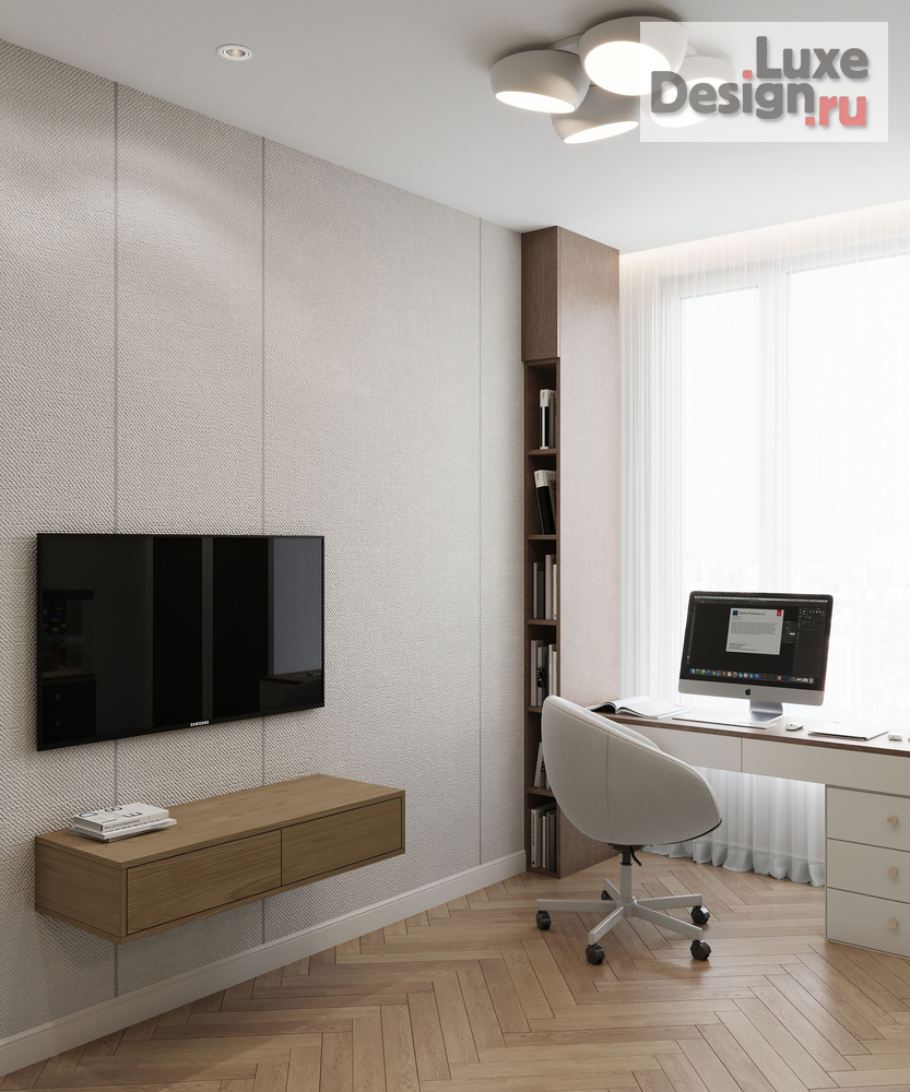 Дизайн интерьера четырехкомнатной квартиры "ЖК ЭВЕР " (фото 12)