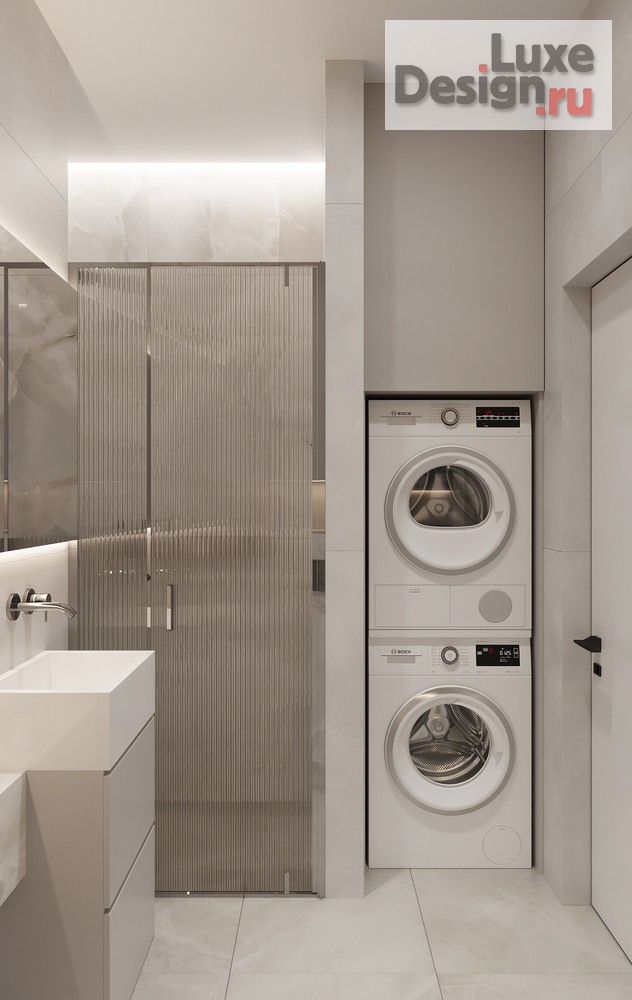 Дизайн интерьера четырехкомнатной квартиры "ЖК D1" (фото 15)