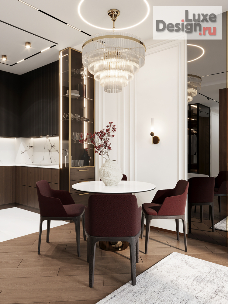 Дизайн интерьера трехкомнатной квартиры "ЖК Прайм Парк" (фото 2)