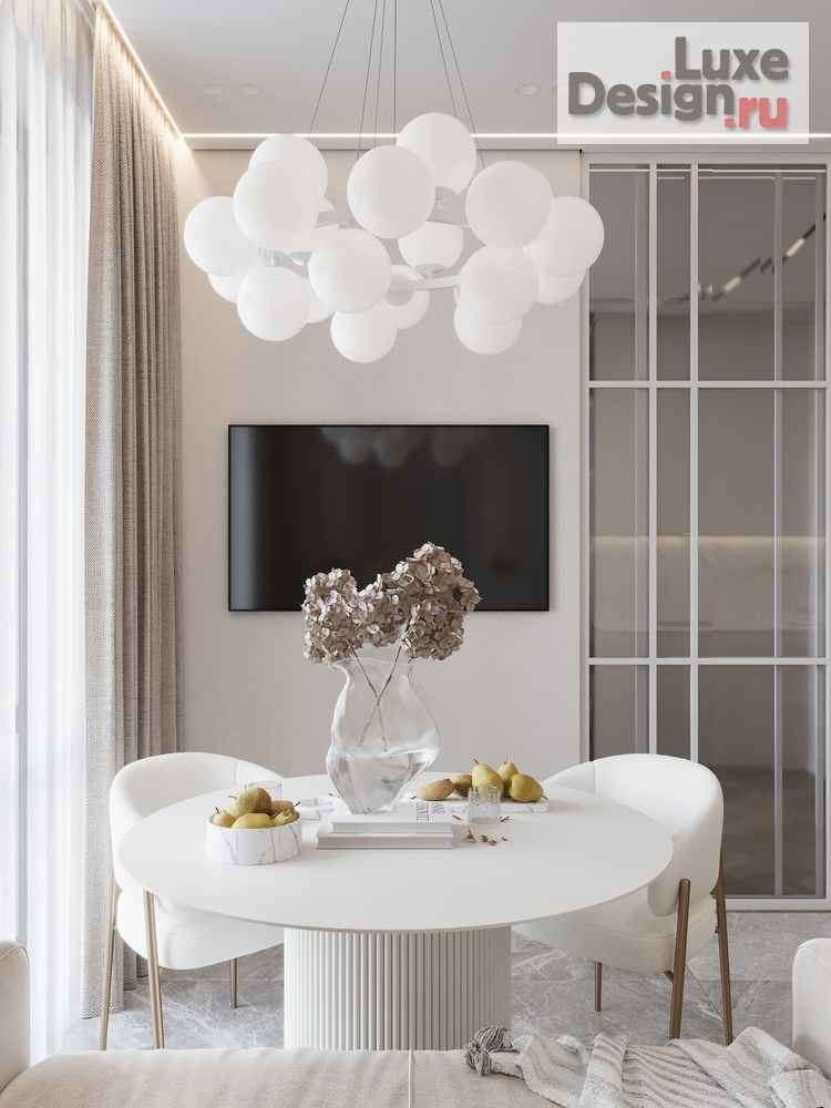 Дизайн интерьера двухкомнатной квартиры "ЖК Настоящее" (фото 17)