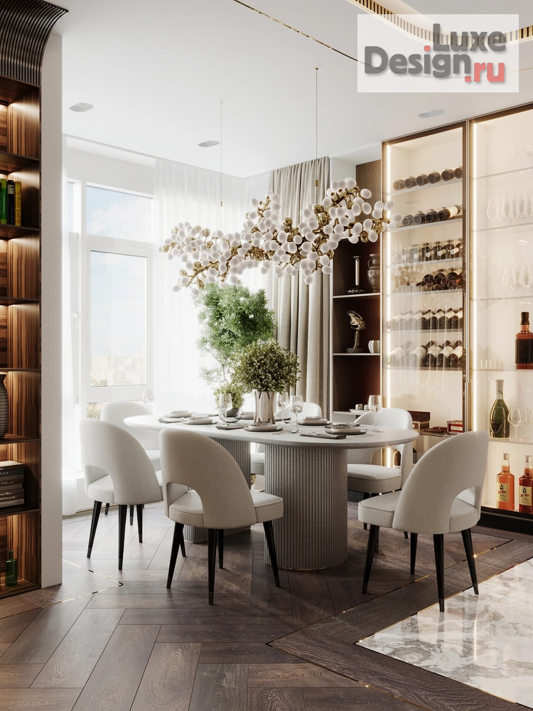 Дизайн интерьера четырехкомнатной квартиры "VOROBEVIE GORI" (фото 17)