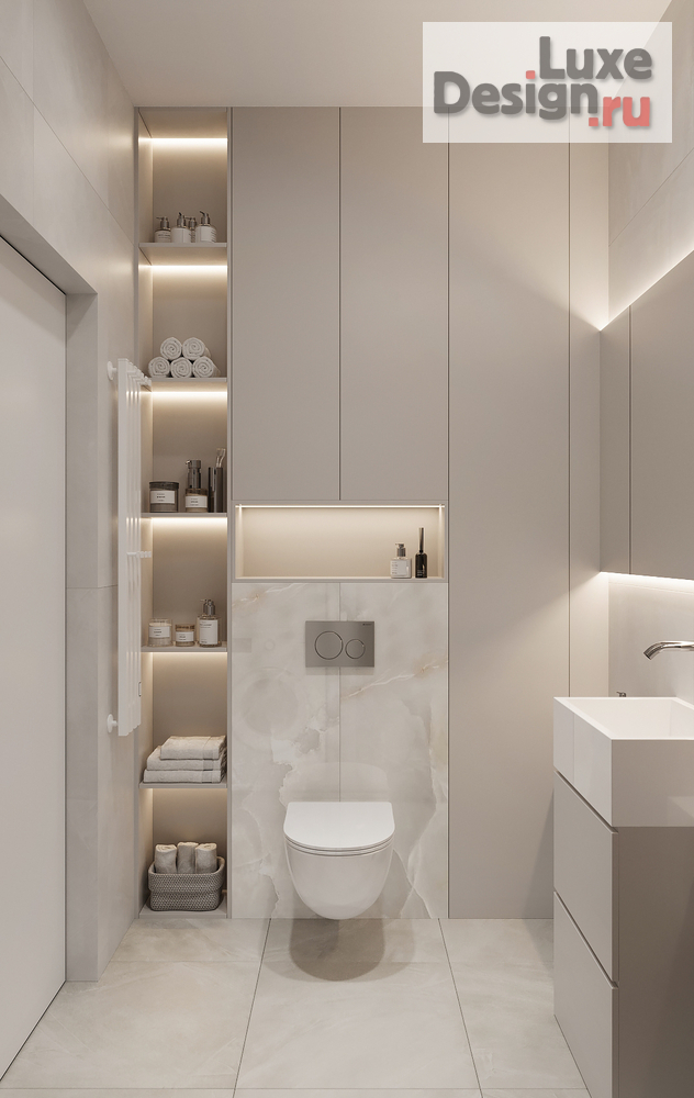 Дизайн интерьера четырехкомнатной квартиры "ЖК D1" (фото 16)