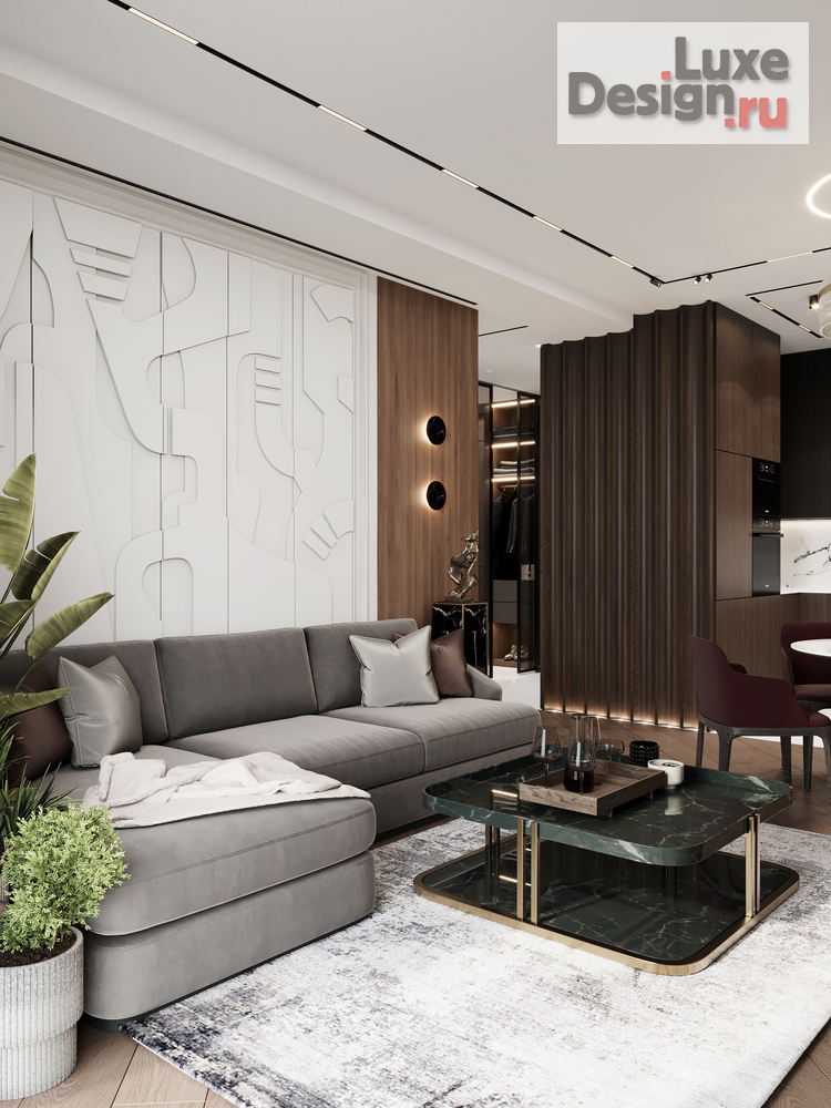 Дизайн интерьера трехкомнатной квартиры "ЖК Прайм Парк" (фото 18)