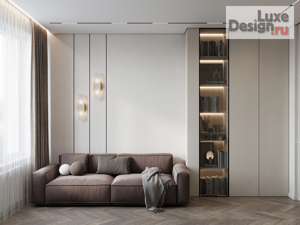 Дизайн интерьера двухкомнатной квартиры "ЖК Настоящее" (фото 19)