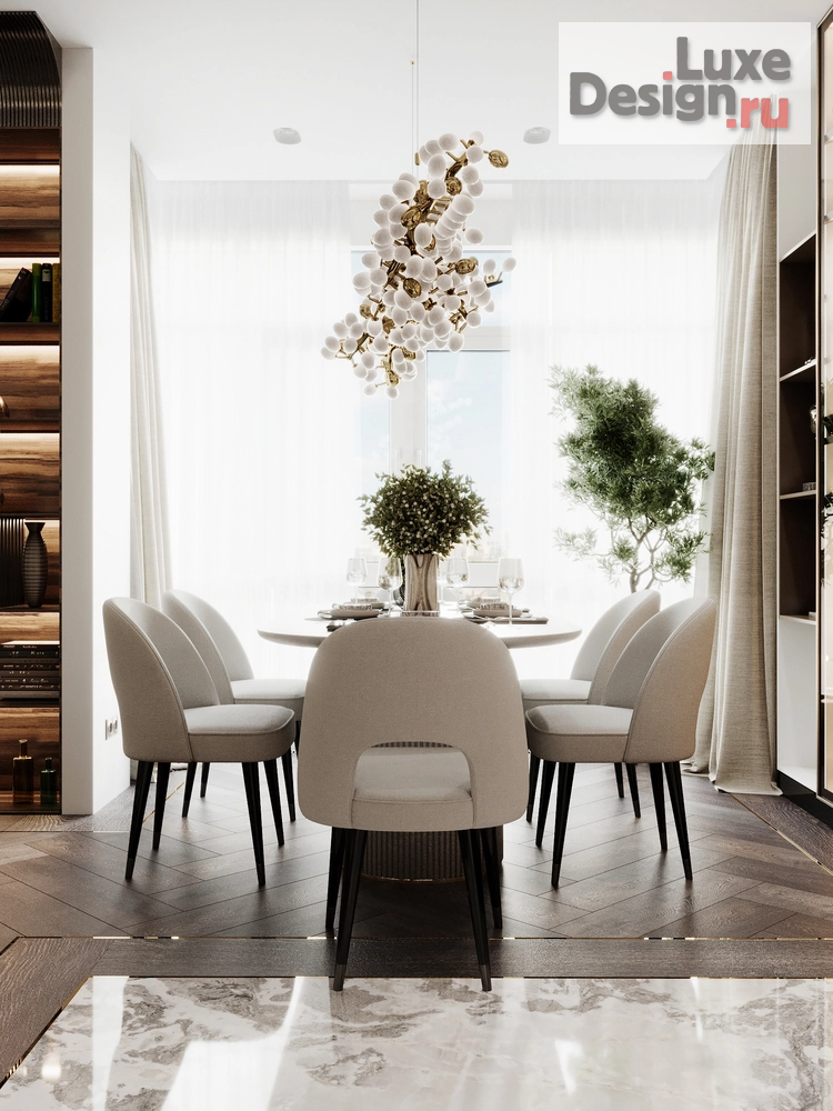 Дизайн интерьера четырехкомнатной квартиры "VOROBEVIE GORI" (фото 19)