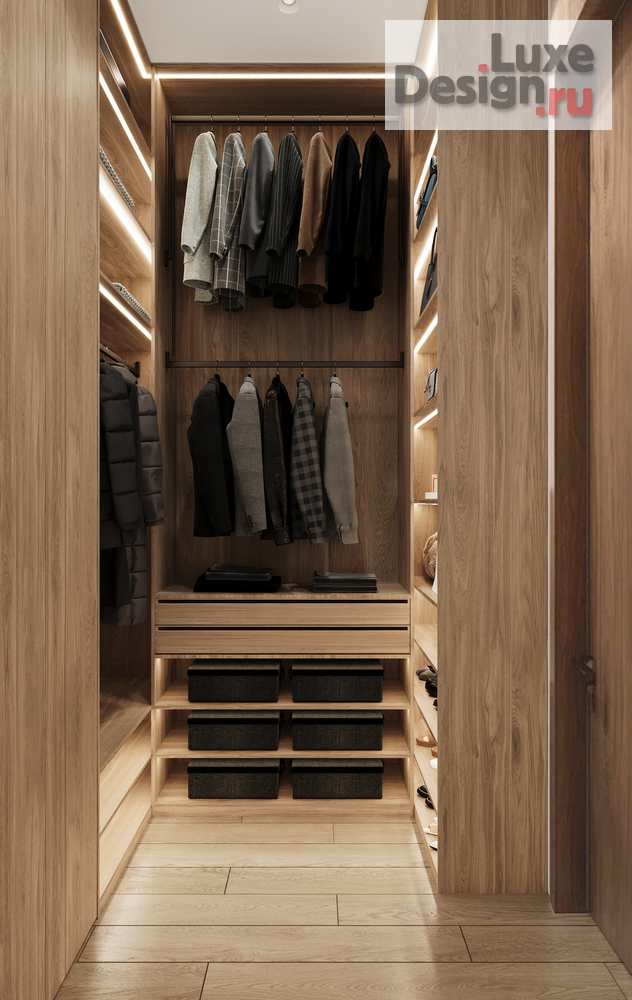 Дизайн интерьера четырехкомнатной квартиры "ЖК РЕКА 2" (фото 2)