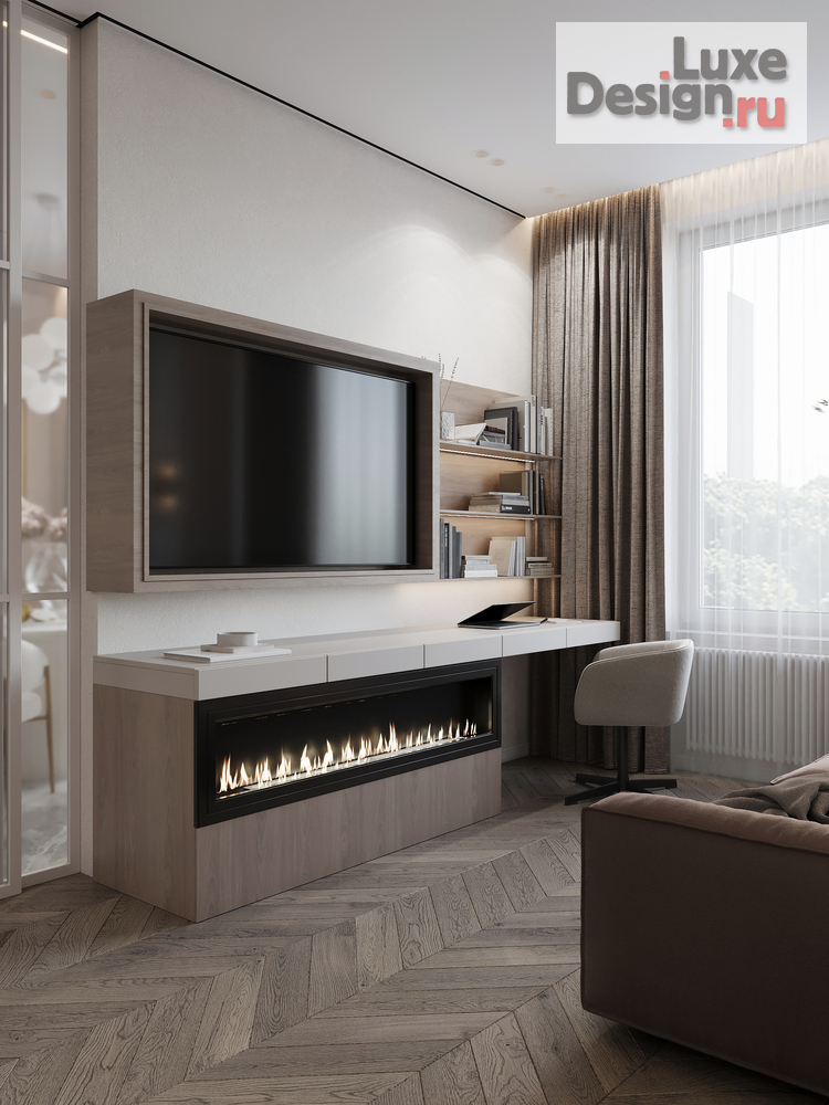 Дизайн интерьера двухкомнатной квартиры "ЖК Настоящее" (фото 21)