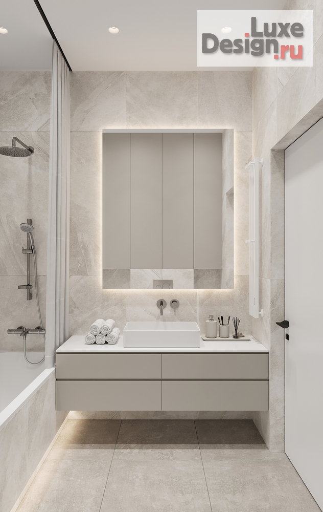 Дизайн интерьера четырехкомнатной квартиры "ЖК D1" (фото 19)