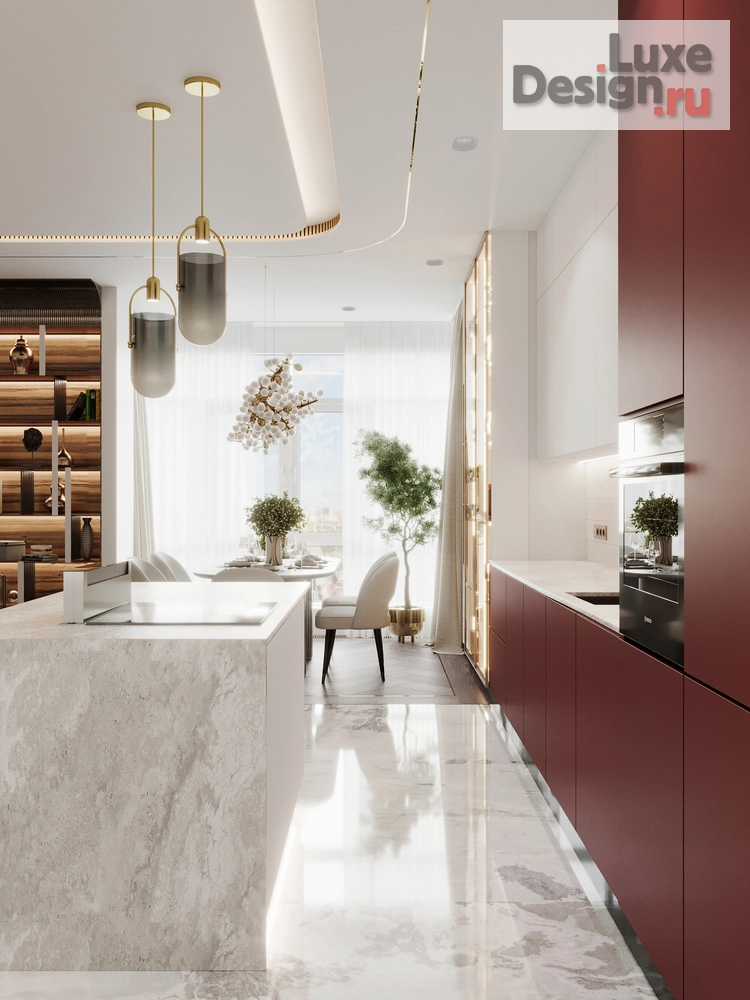 Дизайн интерьера четырехкомнатной квартиры "VOROBEVIE GORI" (фото 22)