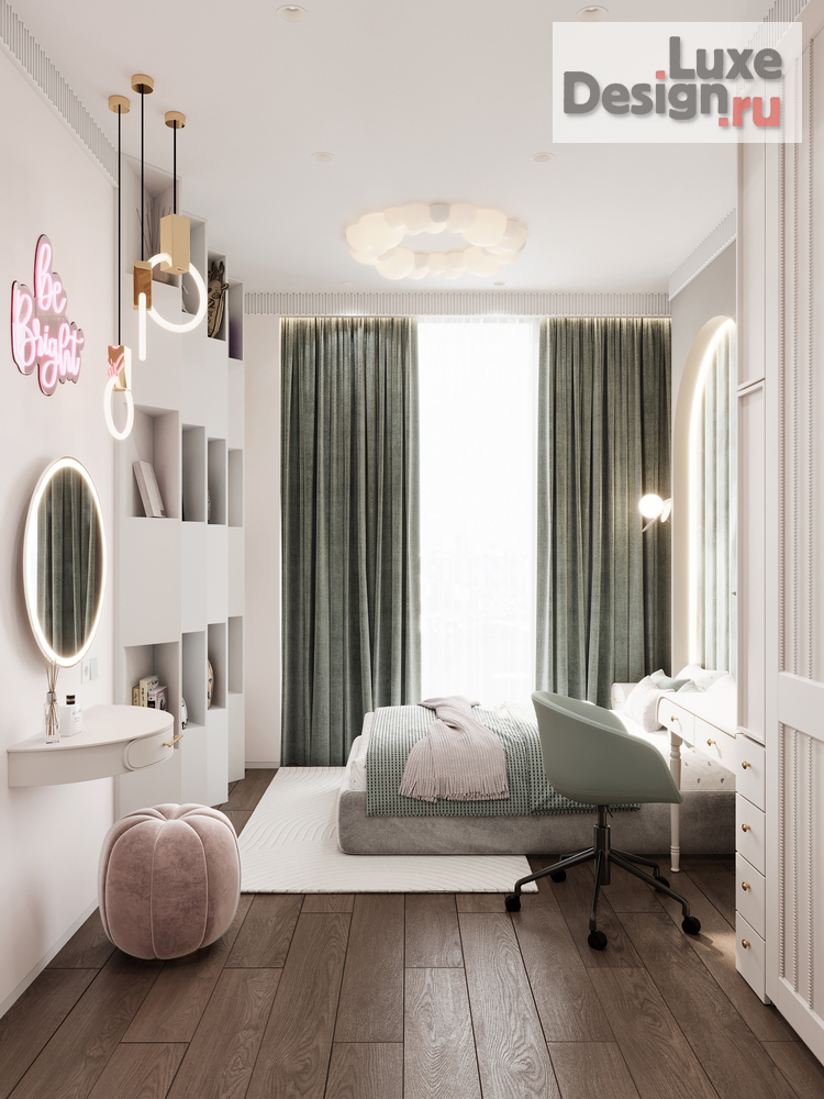 Дизайн интерьера трехкомнатной квартиры "ЖК Прайм Парк" (фото 23)