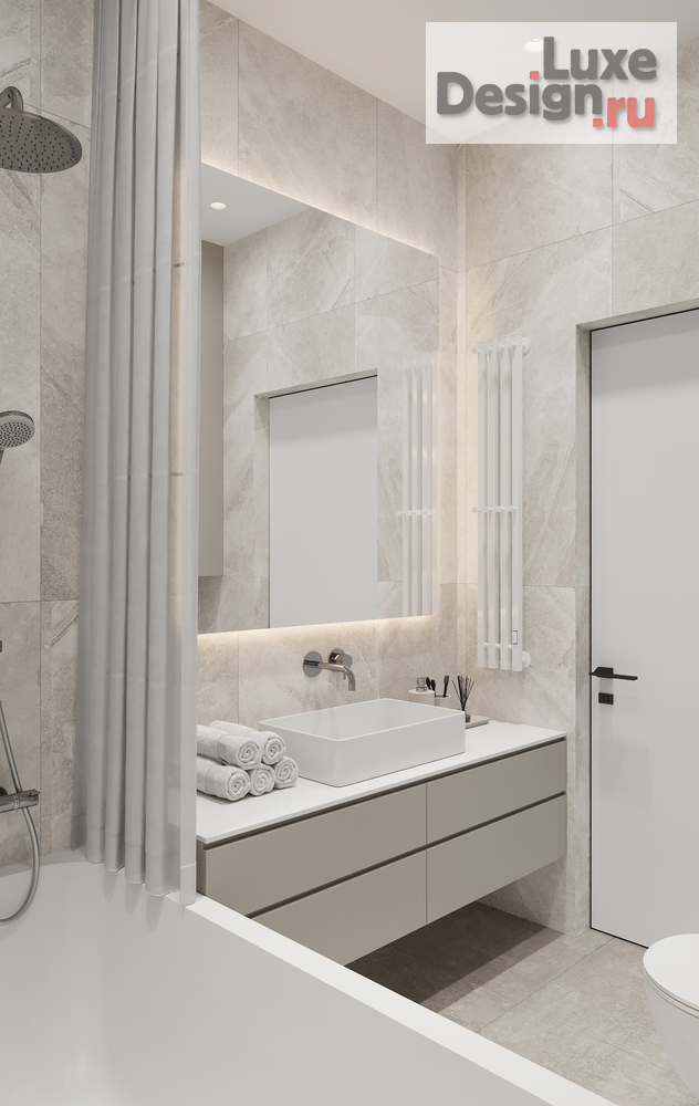 Дизайн интерьера четырехкомнатной квартиры "ЖК D1" (фото 21)