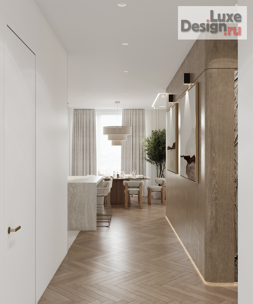 Дизайн интерьера четырехкомнатной квартиры "ЖК ЭВЕР " (фото 22)