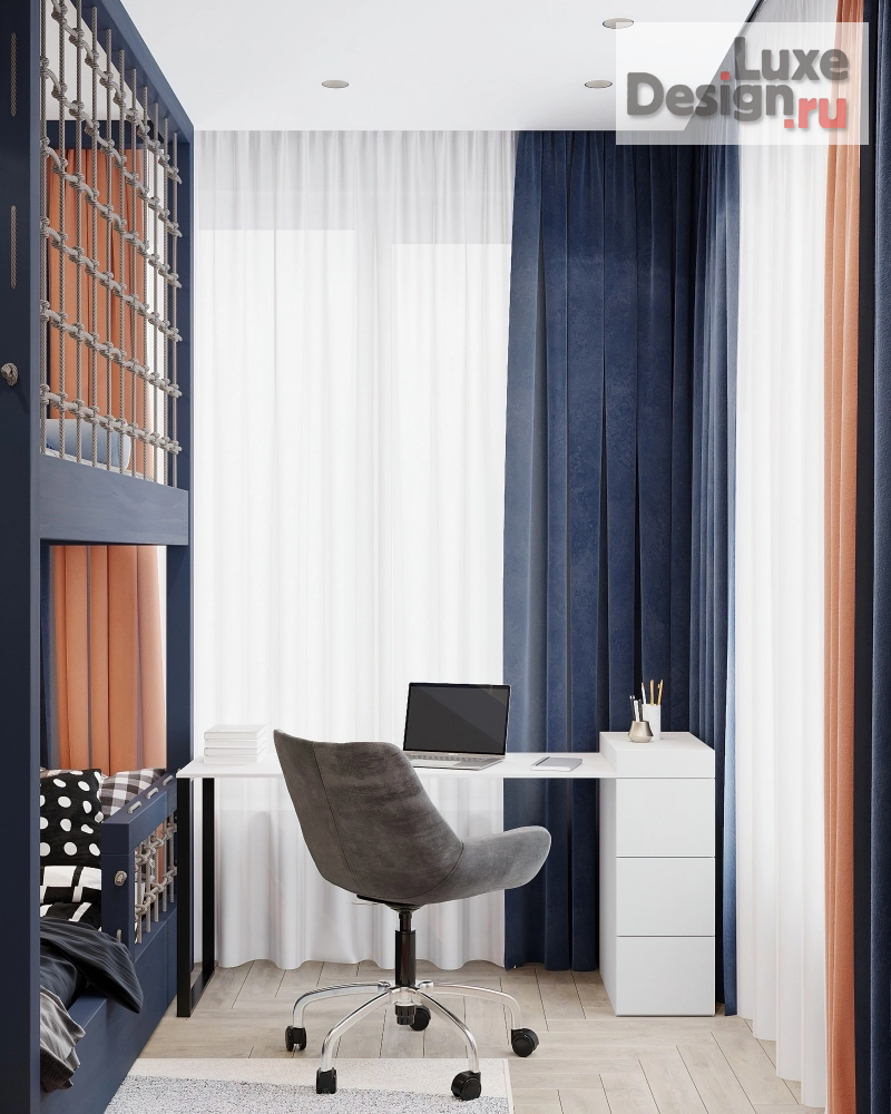 Дизайн интерьера трехкомнатной квартиры "ЖК Ривер парк " (фото 26)