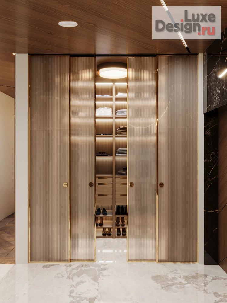 Дизайн интерьера четырехкомнатной квартиры "ЖК ВОРОБЬЕВЫЕ ГОРЫ" (фото 3)