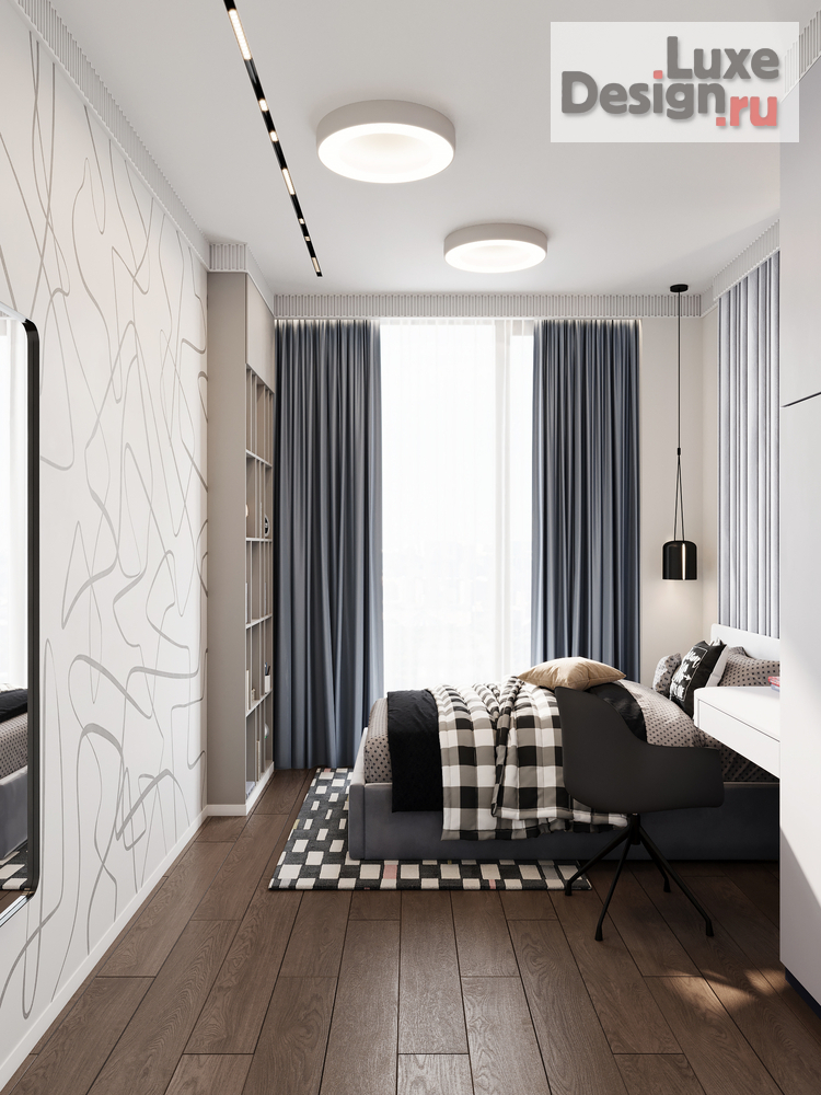 Дизайн интерьера трехкомнатной квартиры "ЖК Прайм Парк" (фото 27)