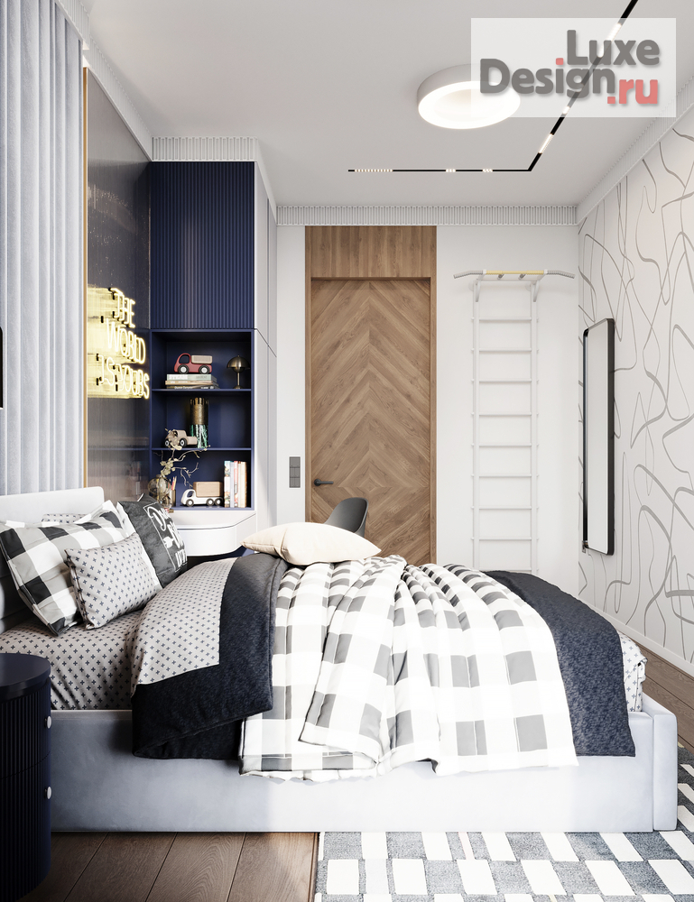 Дизайн интерьера трехкомнатной квартиры "ЖК Прайм Парк" (фото 28)