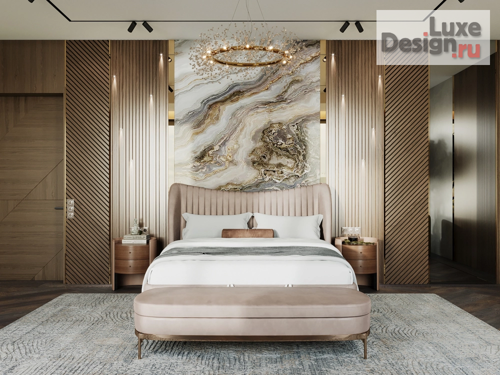 Дизайн интерьера четырехкомнатной квартиры "ЖК ВОРОБЬЕВЫЕ ГОРЫ" (фото 29)