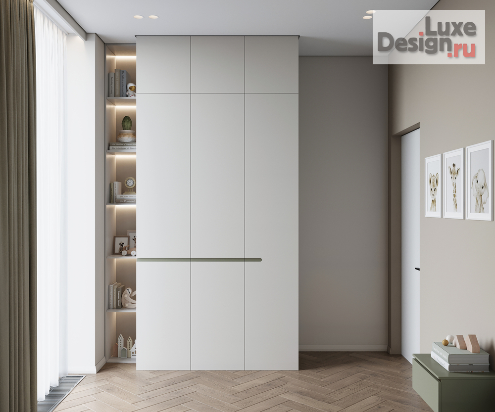 Дизайн интерьера четырехкомнатной квартиры "ЖК D1" (фото 23)