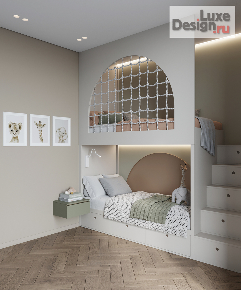 Дизайн интерьера четырехкомнатной квартиры "ЖК D1" (фото 24)