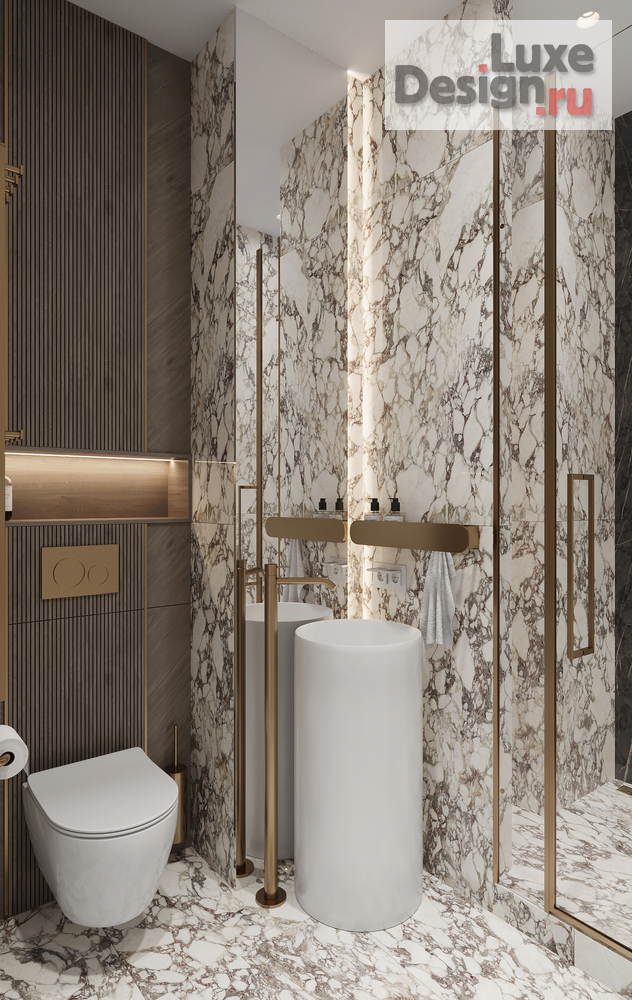 Дизайн интерьера трехкомнатной квартиры "ЖК WILLTOWERS" (фото 2)