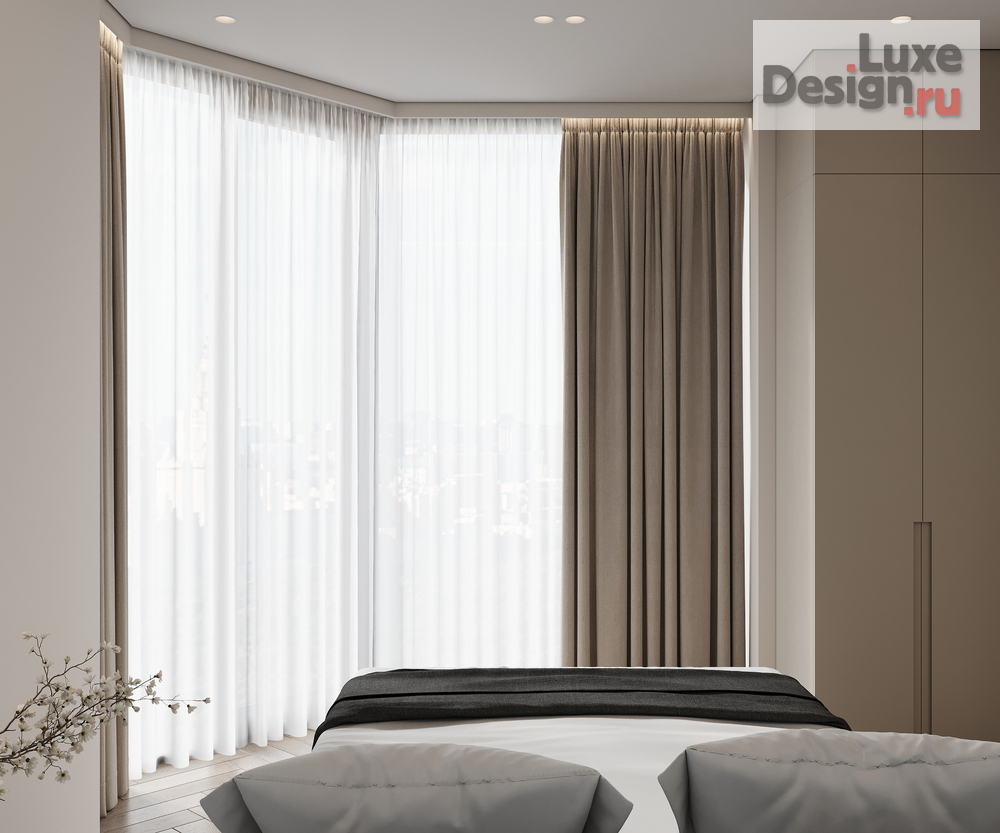 Дизайн интерьера четырехкомнатной квартиры "ЖК D1" (фото 29)