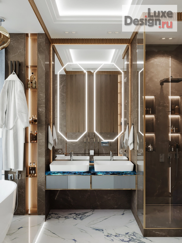 Дизайн интерьера четырехкомнатной квартиры "VOROBEVIE GORI" (фото 40)