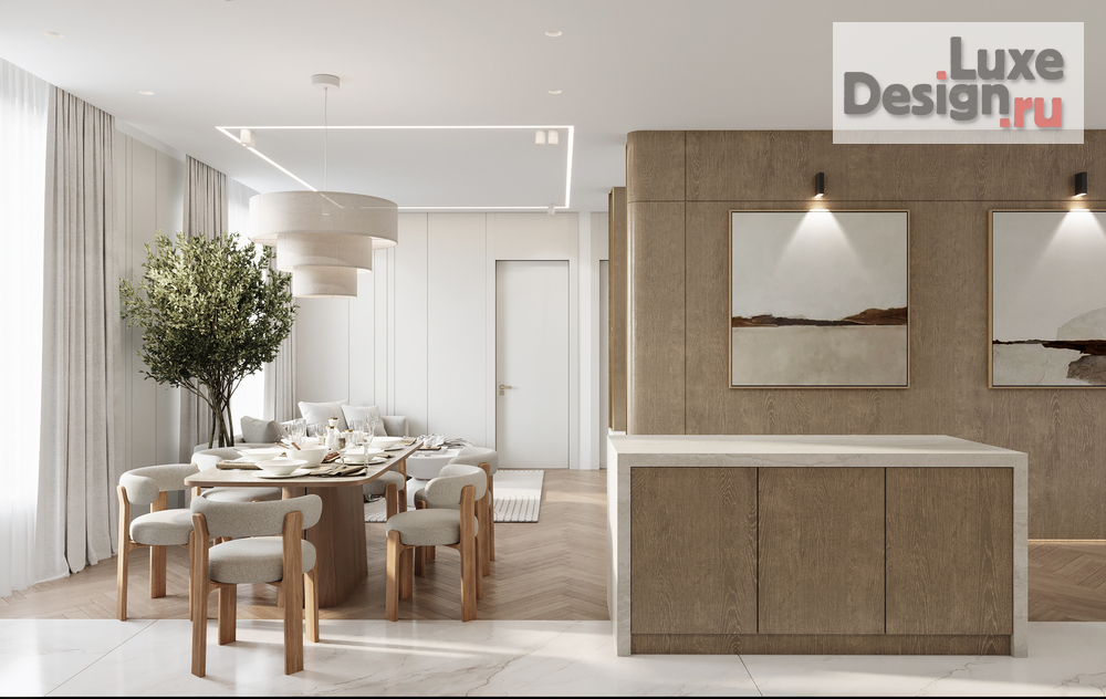 Дизайн интерьера четырехкомнатной квартиры "ЖК ЭВЕР " (фото 38)