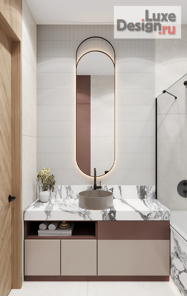 Дизайн интерьера трехкомнатной квартиры "ЖК Прайм Парк" (фото 42)