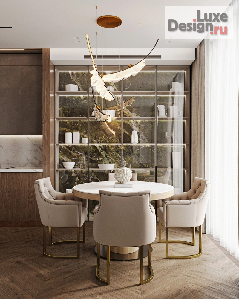 Дизайн интерьера трехкомнатной квартиры "DREAM TOWERS" (фото 4)