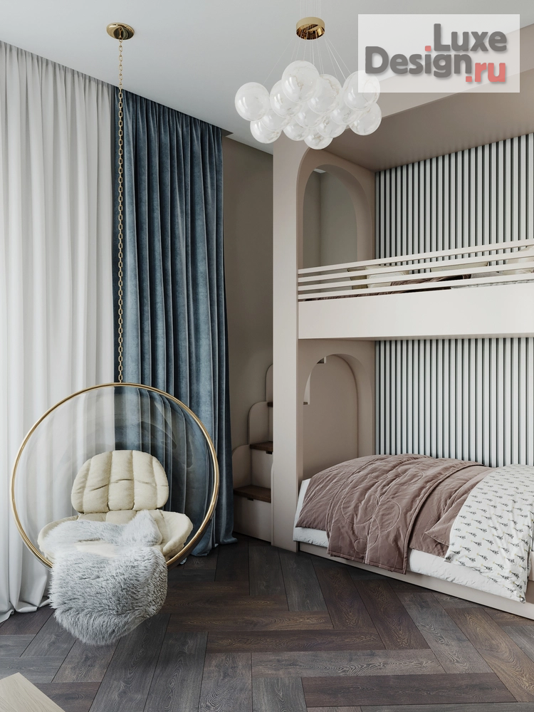 Дизайн интерьера четырехкомнатной квартиры "VOROBEVIE GORI" (фото 45)