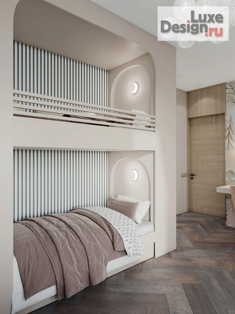 Дизайн интерьера четырехкомнатной квартиры "ЖК ВОРОБЬЕВЫЕ ГОРЫ" (фото 47)