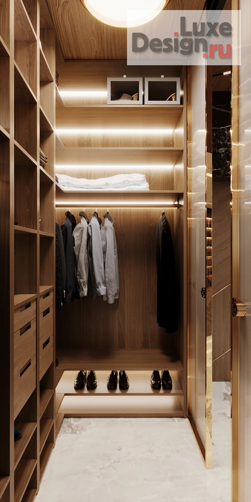 Дизайн интерьера четырехкомнатной квартиры "ЖК ВОРОБЬЕВЫЕ ГОРЫ" (фото 5)