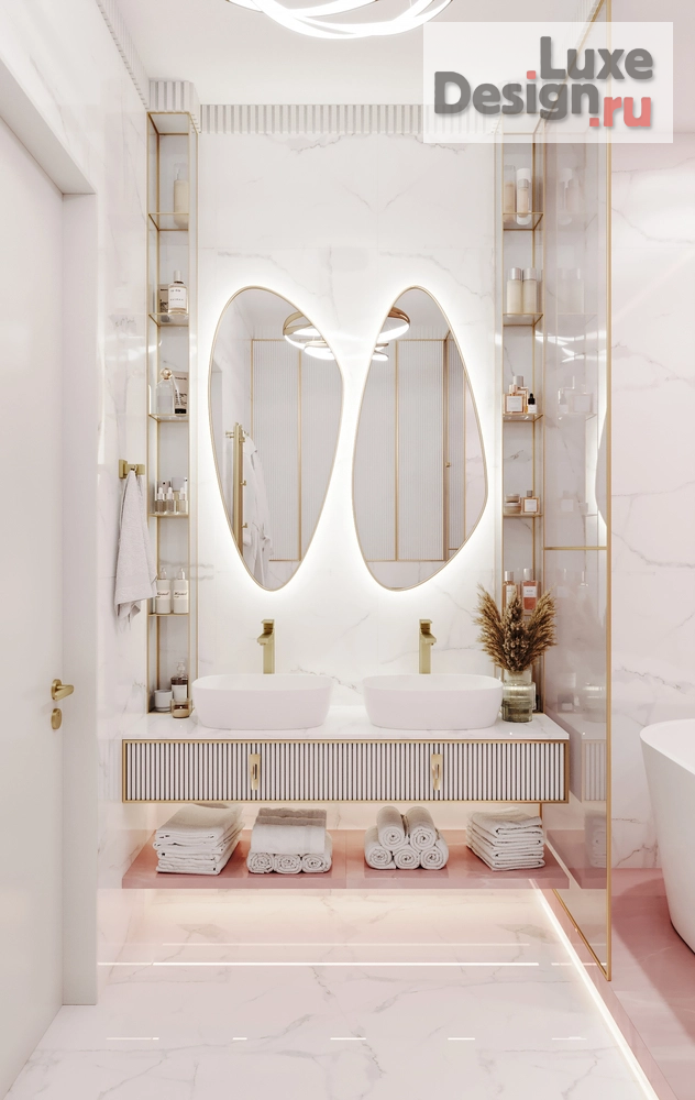 Дизайн интерьера четырехкомнатной квартиры "ЖК ВОРОБЬЕВЫЕ ГОРЫ" (фото 55)