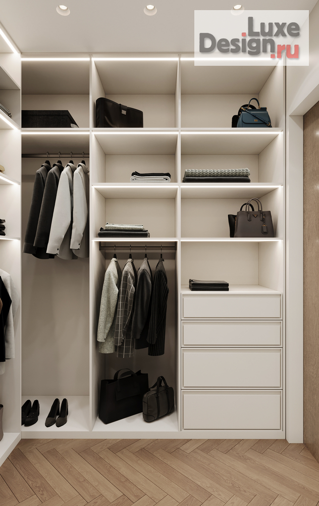 Дизайн интерьера четырехкомнатной квартиры "ЖК ЭВЕР " (фото 51)