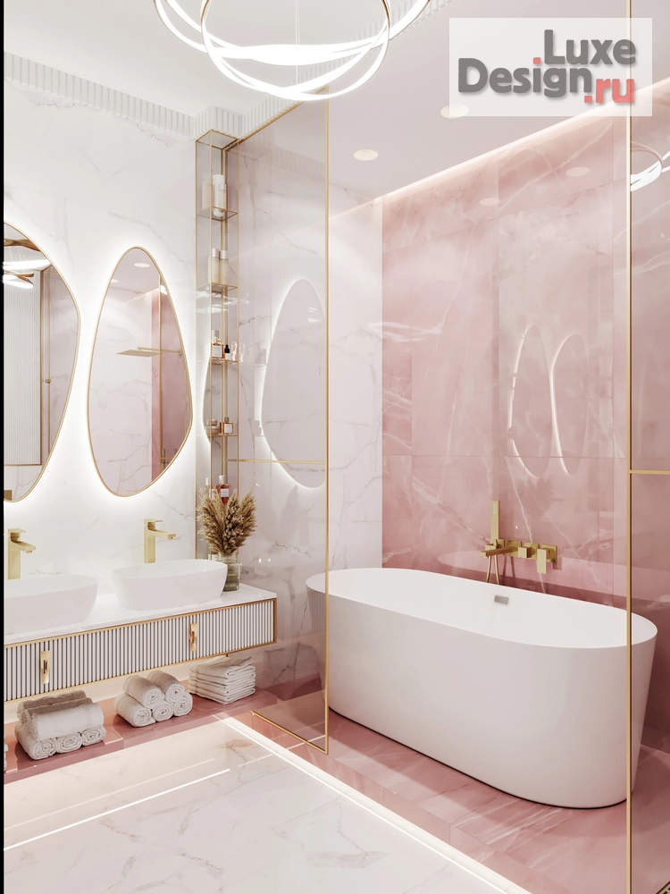 Дизайн интерьера четырехкомнатной квартиры "ЖК ВОРОБЬЕВЫЕ ГОРЫ" (фото 60)