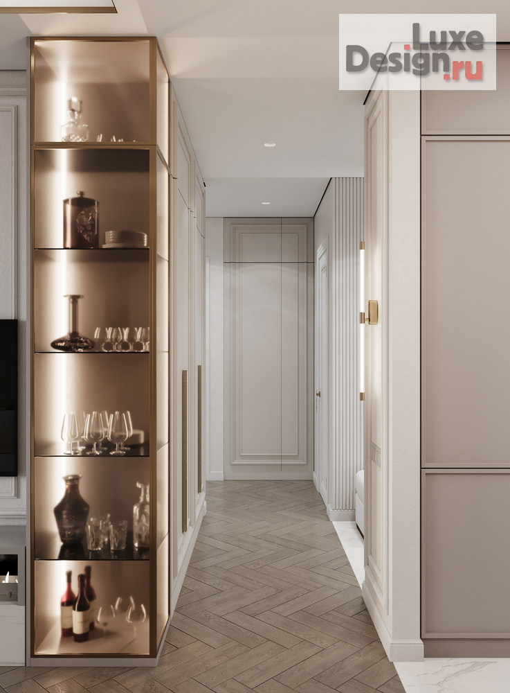 Дизайн интерьера трехкомнатной квартиры "ЖК WILLTOWERS" (фото 1)