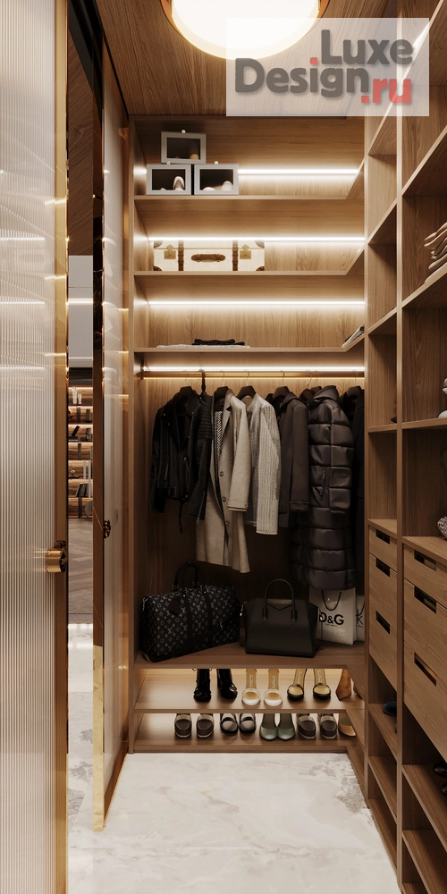 Дизайн интерьера четырехкомнатной квартиры "ЖК ВОРОБЬЕВЫЕ ГОРЫ" (фото 6)