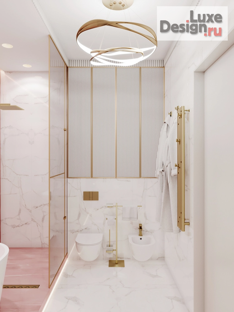 Дизайн интерьера четырехкомнатной квартиры "ЖК ВОРОБЬЕВЫЕ ГОРЫ" (фото 61)