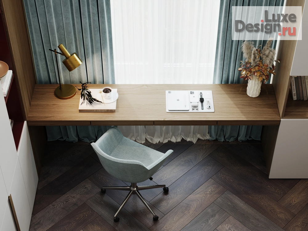 Дизайн интерьера четырехкомнатной квартиры "ЖК ВОРОБЬЕВЫЕ ГОРЫ" (фото 66)