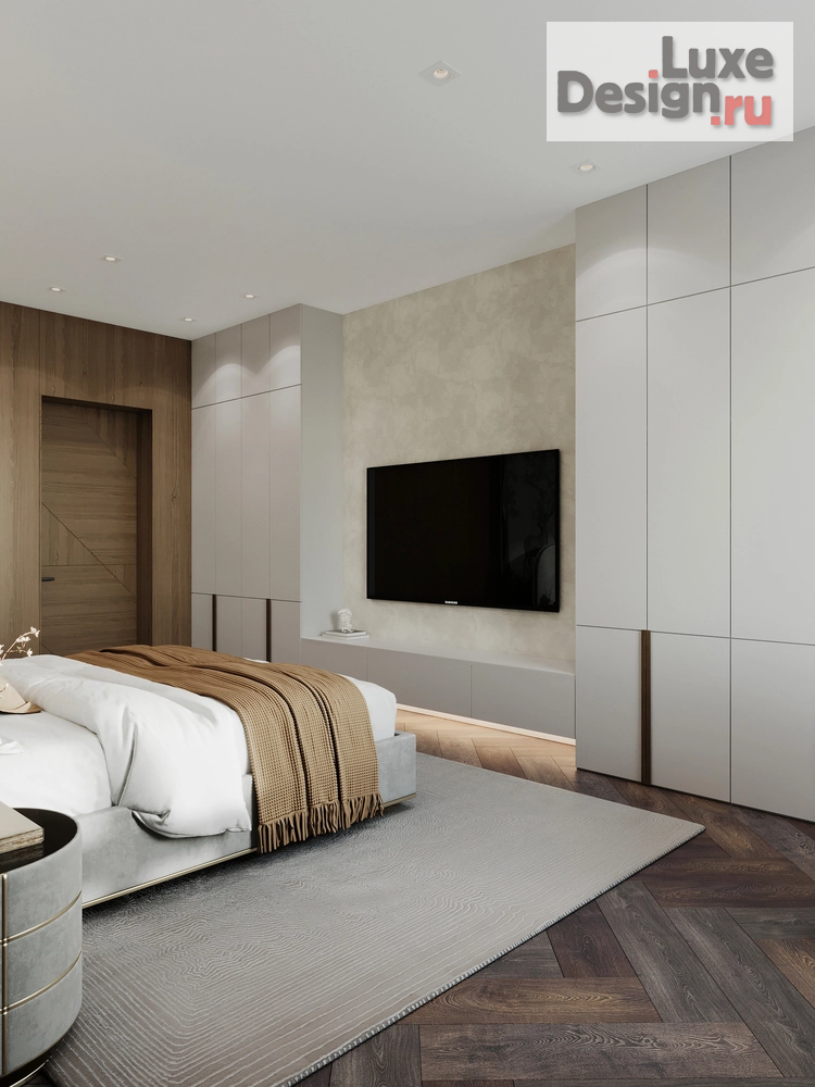 Дизайн интерьера четырехкомнатной квартиры "ЖК ВОРОБЬЕВЫЕ ГОРЫ" (фото 70)