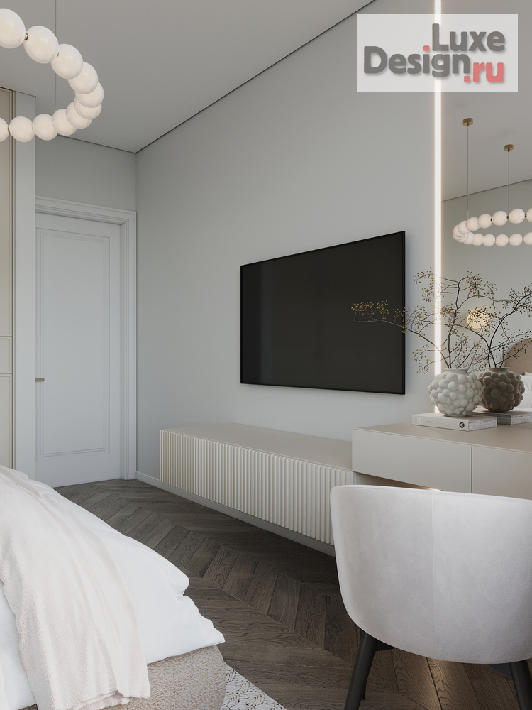 Дизайн интерьера двухкомнатной квартиры "ЖК Настоящее" (фото 6)
