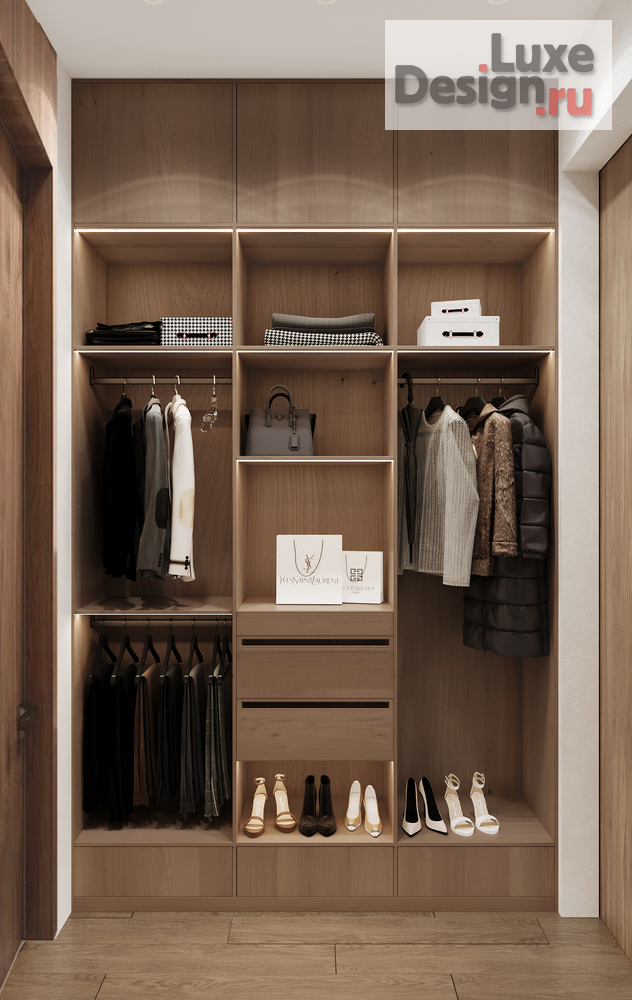 Дизайн интерьера четырехкомнатной квартиры "ЖК РЕКА 2" (фото 7)