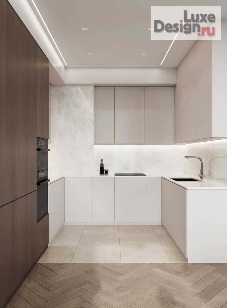 Дизайн интерьера четырехкомнатной квартиры "ЖК D1" (фото 7)