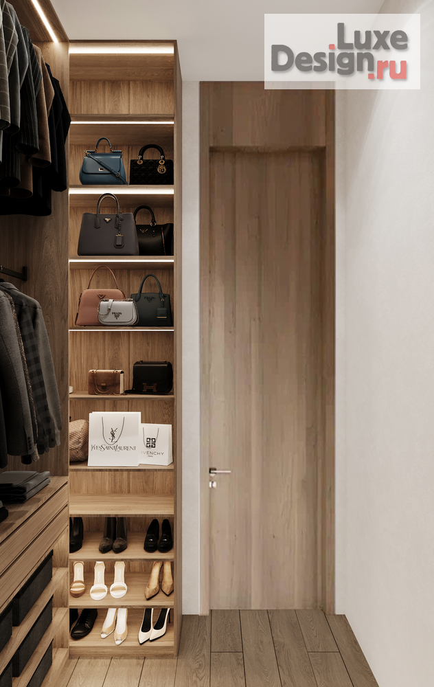 Дизайн интерьера четырехкомнатной квартиры "ЖК РЕКА 2" (фото 8)