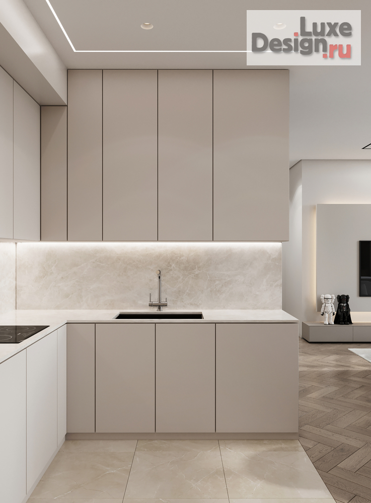 Дизайн интерьера четырехкомнатной квартиры "ЖК D1" (фото 8)