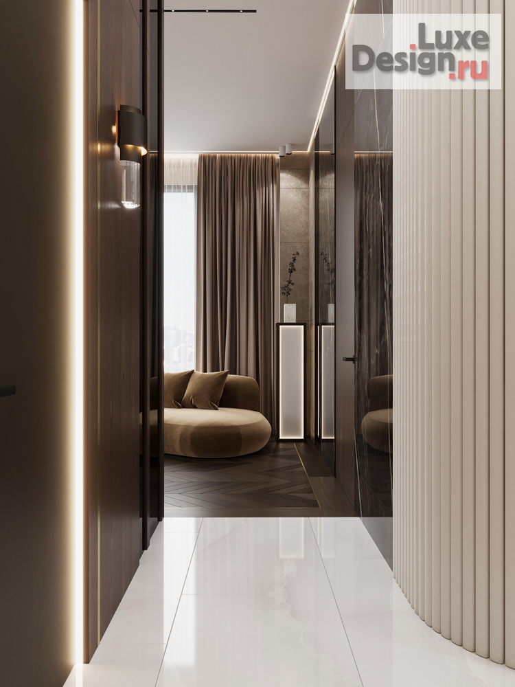 Дизайн интерьера двухкомнатной квартиры "ЖК ПРАЙМ ПАРК 5 " (фото 9)